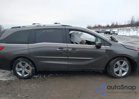 2019 Honda Odyssey Ex-L z USA, uszkodzony, nr VIN 5FNRL6H74KB061973